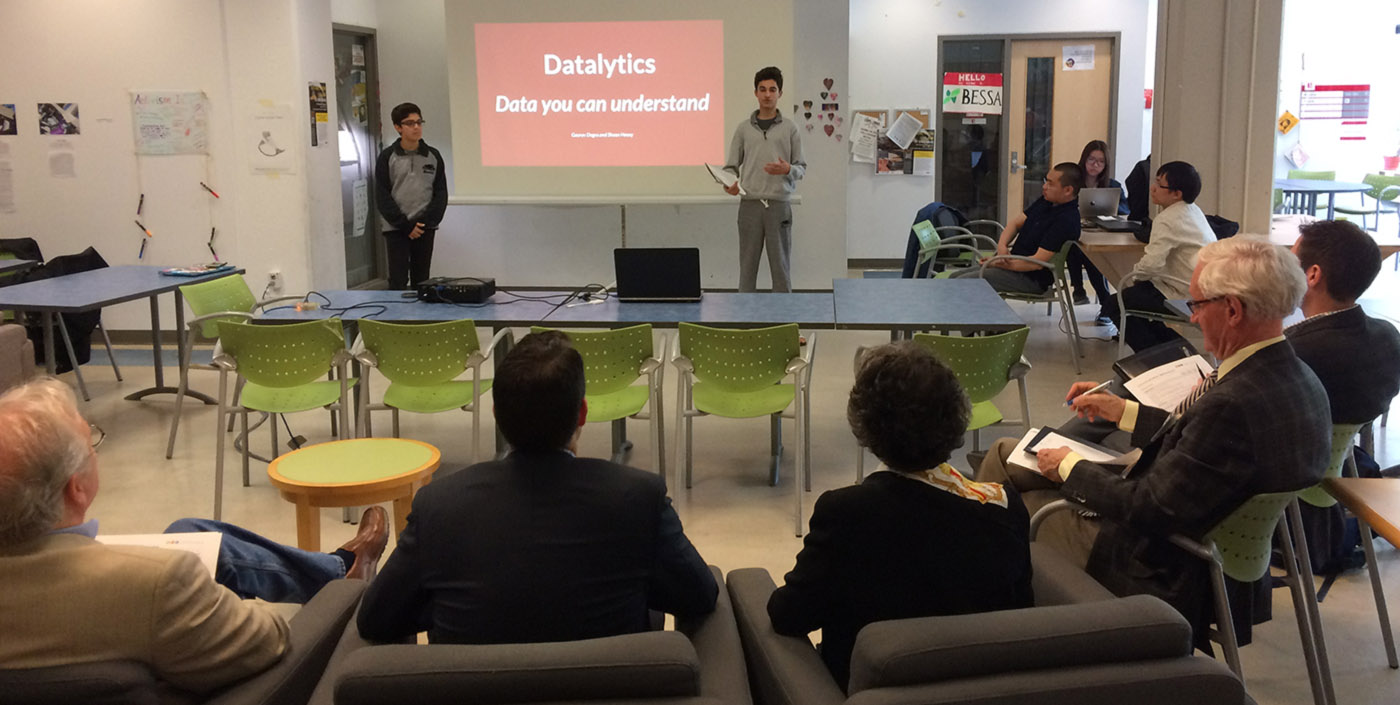 student team presents at 2017 Ontario Climate Symposium data challenge event